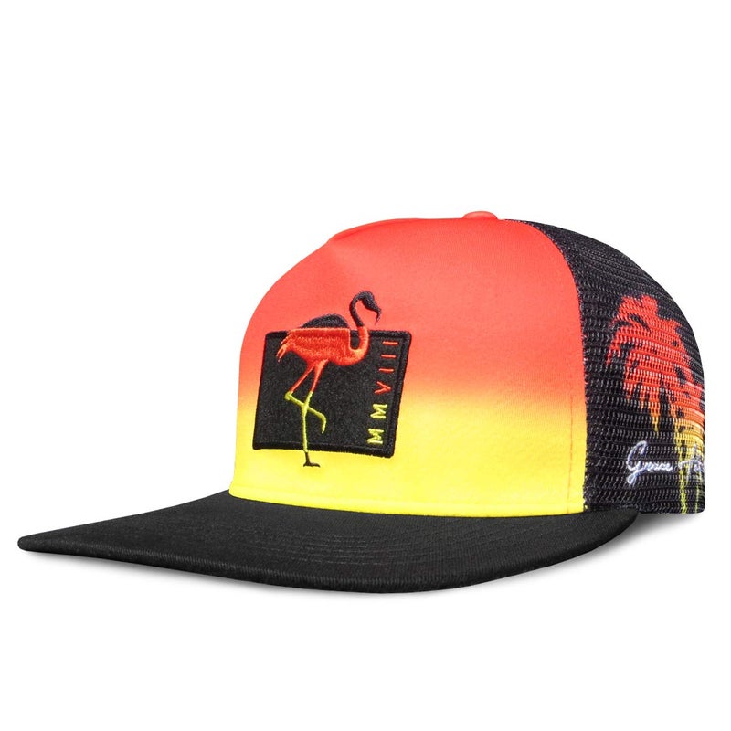 Grace Folly Trucker Hat for Men & Women. Snapback Mesh Caps (US, Alpha, One Size, One Size, Flamingo) - Image 1